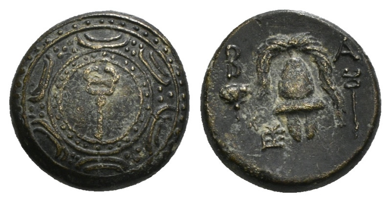 KINGS OF MACEDON. Alexander III 'the Great' (336-323 BC). Ae. Sardes.
Obv: Maced...