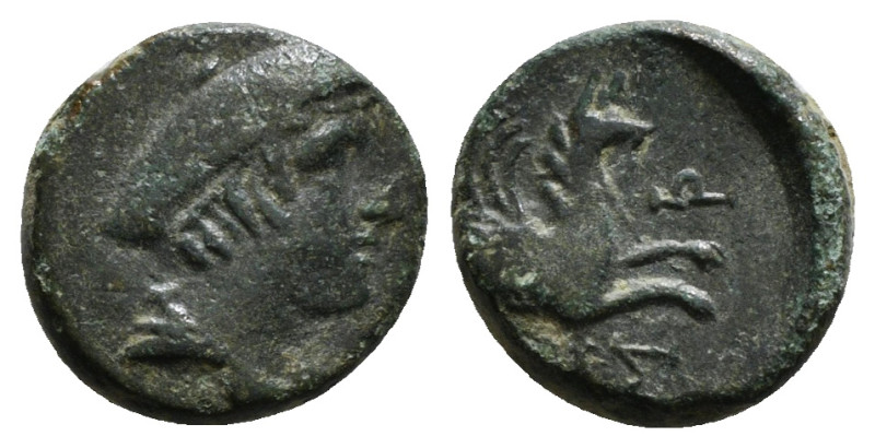 IONIA. Phokaia. Ae (Circa 3rd-2nd century BC). Timotheos, magistrate.
Obv: Head ...