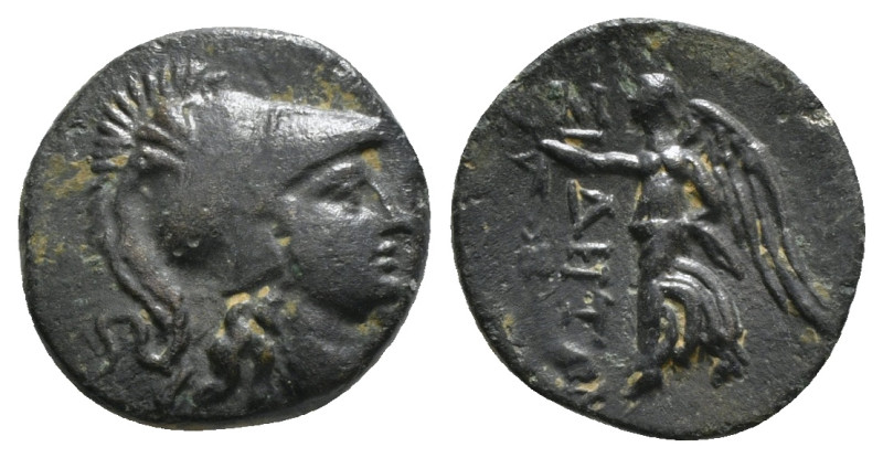 PAMPHYLIA. Side. Ae (Circa mid 1st to 2nd century AD).
Obv: Helmeted head of Ath...