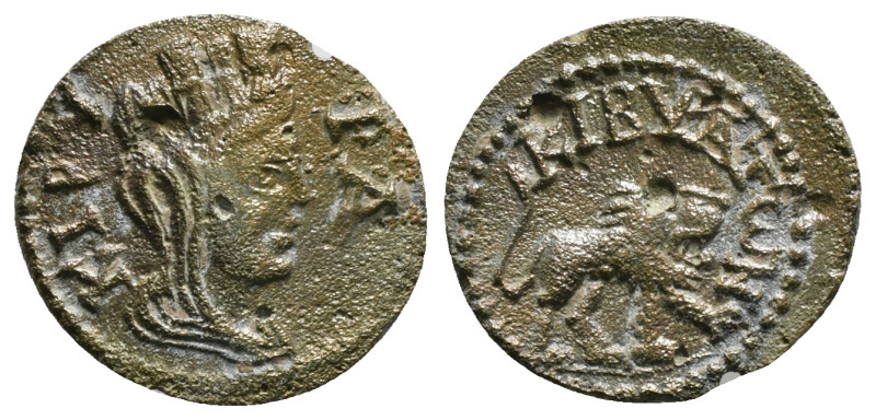 PHRYGIA. Cibyra. Pseudo-autonomous (Circa 3rd century). Ae.
Obv: ΚΙΒΥΡΑ.
Veiled ...