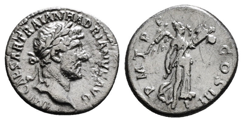 HADRIAN (117-138). Denarius. Eastern mint.
Obv: IMP CAESAR TRAIAN HADRIANVS AVG....