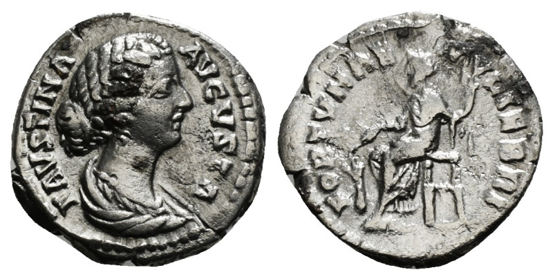 FAUSTINA II (Augusta, 147-176). Denarius. Rome. 3,36 g