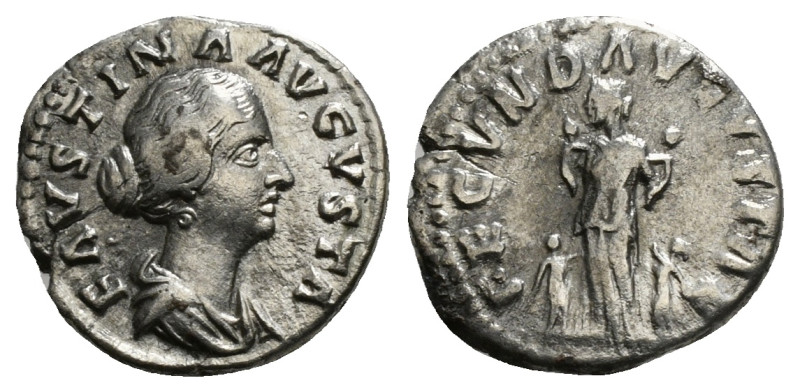 FAUSTINA II (Augusta, 147-176). Denarius. Rome. 3,29 g