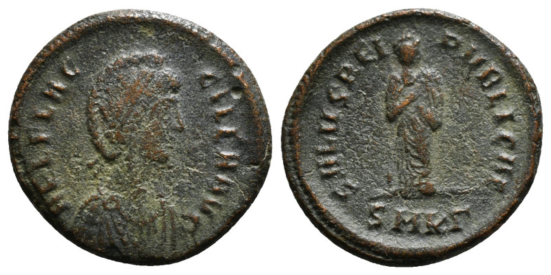 Aelia Flaccilla (Augusta, 379-388) AE Cyzicus.
Obv: AEL FLACCILLA AVG. Bust of A...