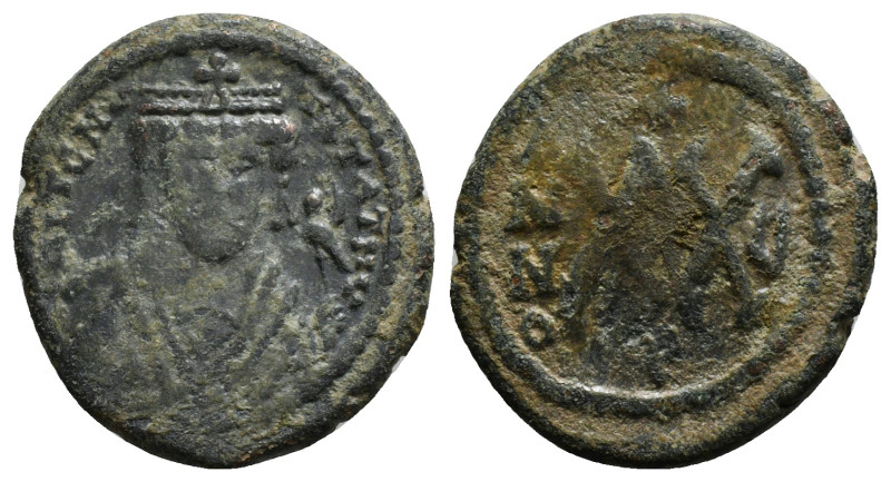 Byzantine Coin AE Follis 7,98 g