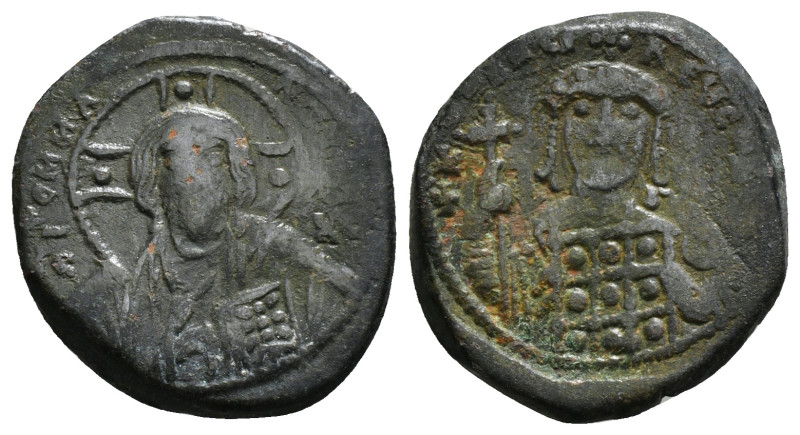 Byzantine Coin AE Follis 8,35 g