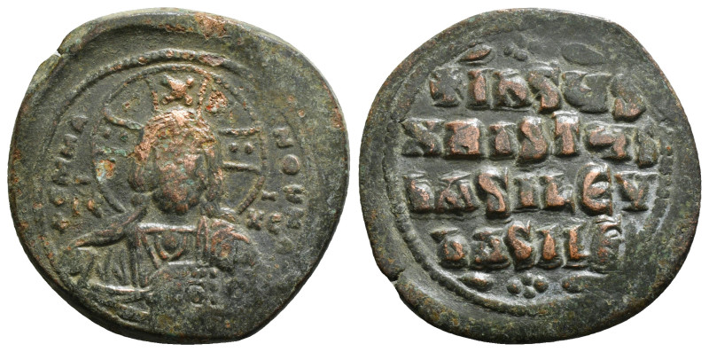 Byzantine Coin AE Follis 18,36 g