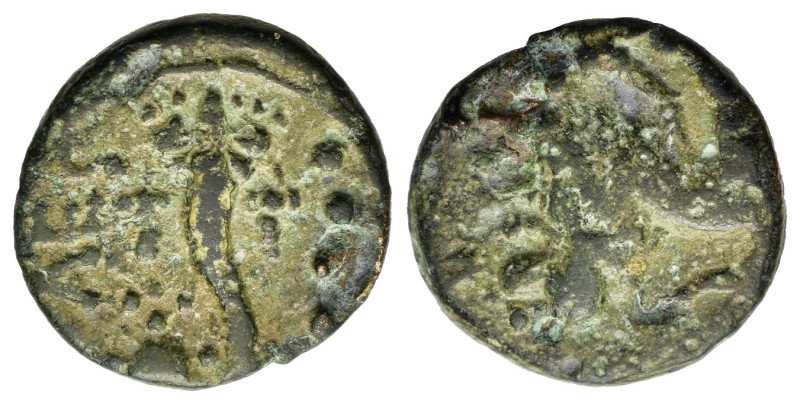 Italy. Northern Lucania. Paestum, c. 2nd century BC. Æ Triens (14,7mm, 2.5g). Se...