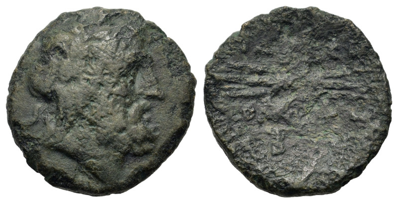 Macedon, Bottiaiai, after c. 168/148 BC. Æ (20mm, 5.2g). Pella mint. Laureate he...