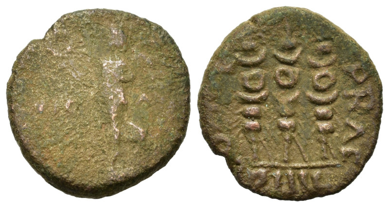 Macedon, Philippi. Pseudo-autonomous issue. Time of Claudius to Nero (41-68). Æ ...