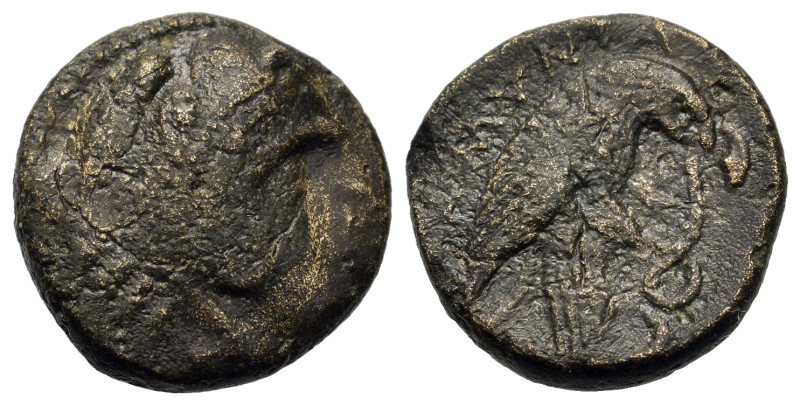 Kings of Macedon. Amyntas III (394/3-370/69 BC). Æ Tetrachalkon (15mm, 3.6g). Ai...