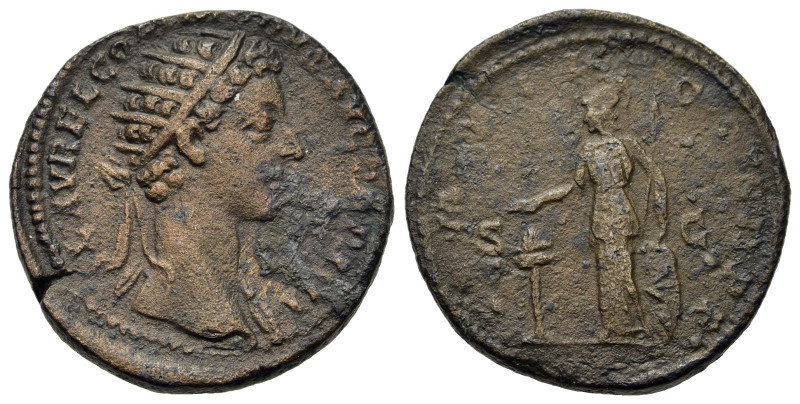 Commodus (177-192). Æ Dupondius (25,2mm, 10.8g). Rome, AD 179. Radiate head righ...