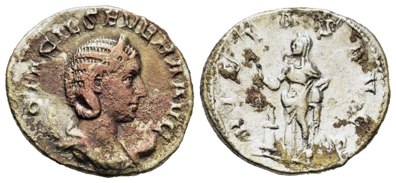 Otacilia Severa (Augusta, 244-249). AR Antoninianus (22mm, 3.6g). Rome, AD 248. ...