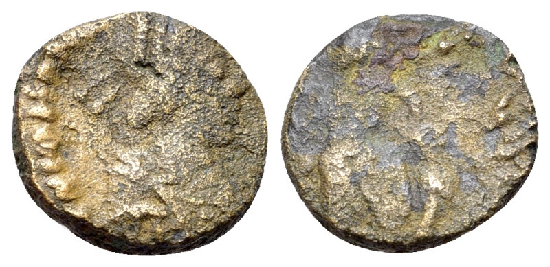 Johannes (Usurper, 423-425). Æ (11mm, 0.89g, 6h). Uncertain mint. Pearl-diademed...