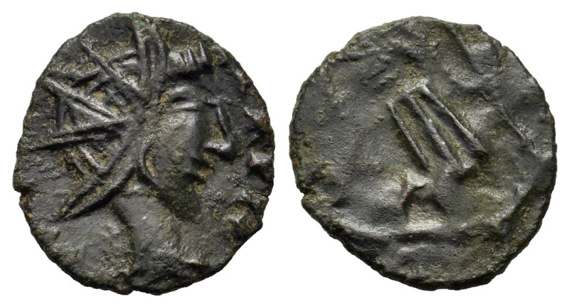 Uncertain, c. 3rd century AD. Æ Antoninianus (14mm, 1g). Contemporary barbaric i...