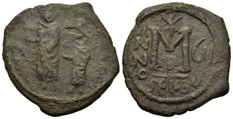 Heraclius, with Heraclius Constantine (610-641). Æ 40 Nummi (28,7mm, 11g). Seleu...