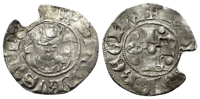 Italy, L'Aquila, Giovanna II d'Angiò Durazzo (1414-1435). AR Bolognino (16.5mm, ...