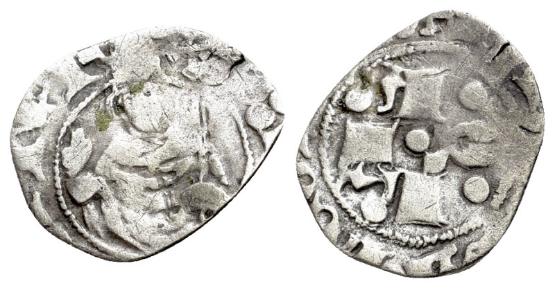 Italy, L'Aquila, Giovanna II d'Angiò Durazzo ? (1414-1435). AR Bolognino (12mm, ...