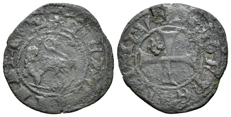 Italy, L'Aquila. Renato d'Angiò (1435-1442). BI Quattrino (19mm, 0.84g, 6h). Cro...