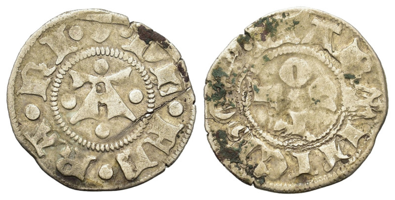 Italy. Ferrara. Nicolò II D'Este (1361-1388). AR Marchesino or Bolognino (18mm, ...