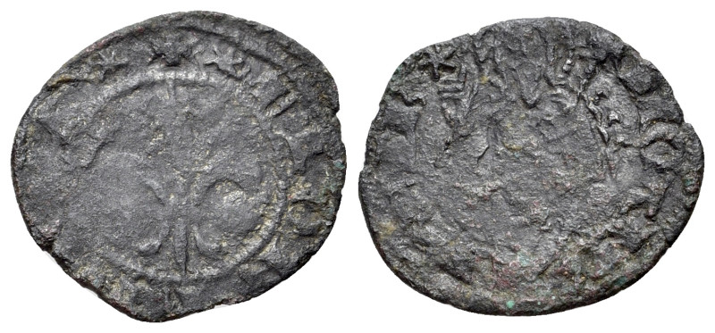 Italy, Florence, Republic (1315-1321). Picciolo (15mm, 0.66g, 7h). Lily. R/ Half...