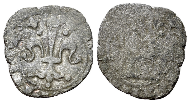 Italy, Florence, Republic (1325-1400). Picciolo (14mm, 0.44g, 12h). Lily. R/ Hal...