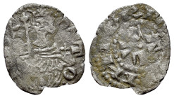 Italy, Lucca. Castruccio Castracani degli Antelminelli (1316 –1328). Denaro piccolo or castruccino (13mm, 0.32g). CNI 1/5. MIR 130.
