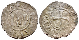 Italy, Sicily, Messina. Carlo I d’Angiò (1266-1285). BI Denaro (16mm, 0.67g, 11h). KA. R/ Cross. Spahr 37.