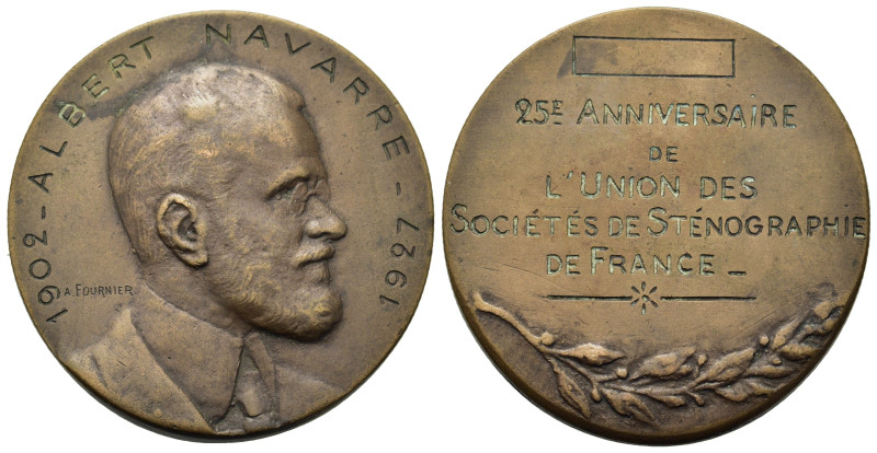 France. Æ Medal (46,6mm, 49.8g).