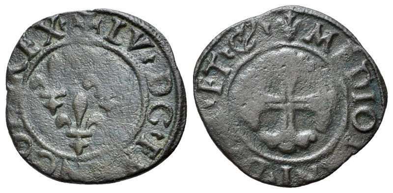 Italy, Milano. Ludovico XII D'Orleans (1500-1512). Trillina (17mm, 0.90g). Three...