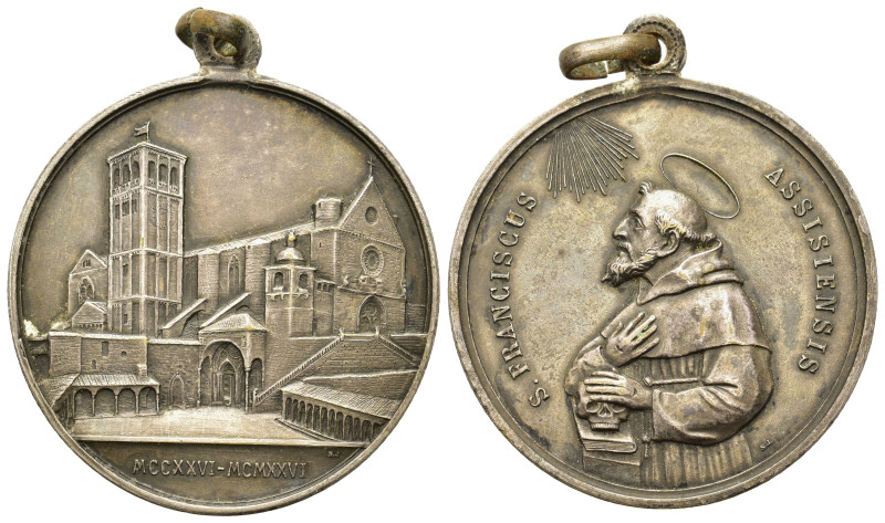 Italy. San Francesco D'asssi. Medal 1926 (43,9mm, 27.8g).