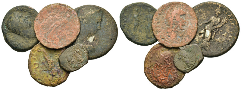 Lot of 5 Roman Imperial Æ coins, to be catalog. Lot sold as is, no return.