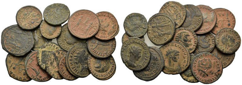 Lot of 16 Roman Imperial Æ coins, to be catalog. Lot sold as is, no return.