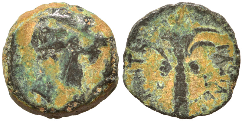 SELEUKID KINGS of SYRIA. Antiochos VII Euergetes (Sidetes), 138-129 BC. Ae (bron...