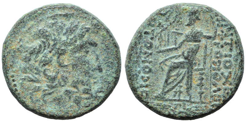 SYRIA, Seleucis and Pieria. Antioch, 1st century BC. Ae (bronze, 8.14 g, 20 mm)....