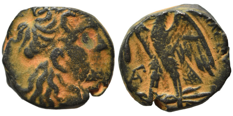 Greek. Ae (bronze, 3.22 g, 14 mm). Repatinated, nearly very fine.