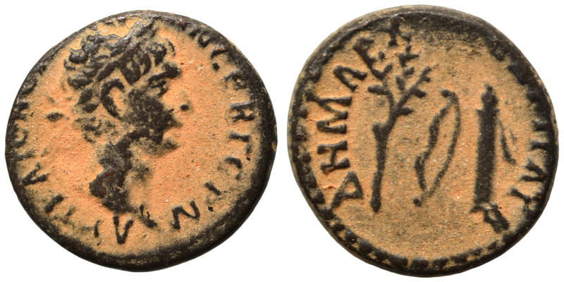 SYRIA, Seleukis and Pieria. Antioch. Trajan, 98-117. Ae (bronze, 1.45 g, 13 mm),...