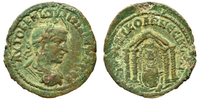 MESOPOTAMIA. Nisibis. Philip I, 244-249. Ae (bronze, 9.38 g, 25 mm). ΑΥΤΟΚ Κ Μ Ι...