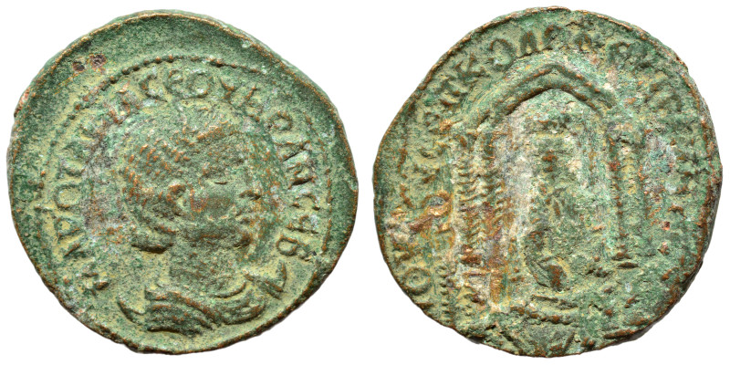 MESOPOTAMIA. Nisibis. Otacilia Severa, 244-249. Ae (bronze, 10.42 g, 25 mm). Dra...