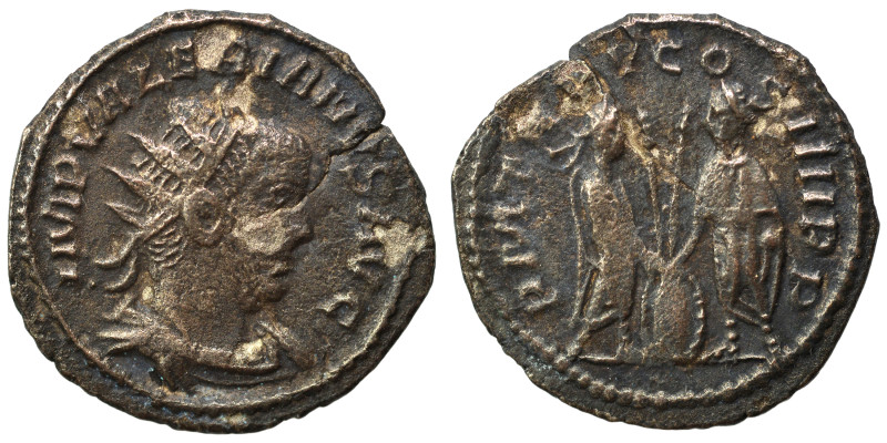 Valerian I, 253-260. Antoninianus (billon, 2.94 g, 21 mm), Antioch. IMP VALERIAN...