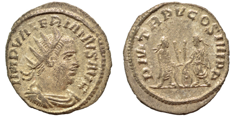 Valerian I, 253-260. Antoninianus (billon, 2.90 g, 21 mm), Antioch. IMP VALERIAN...