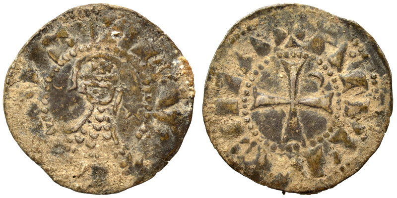 CRUSADERS. Principality of Antioch. Bohémond III, 1163-1201. Denier (silver, 0.9...