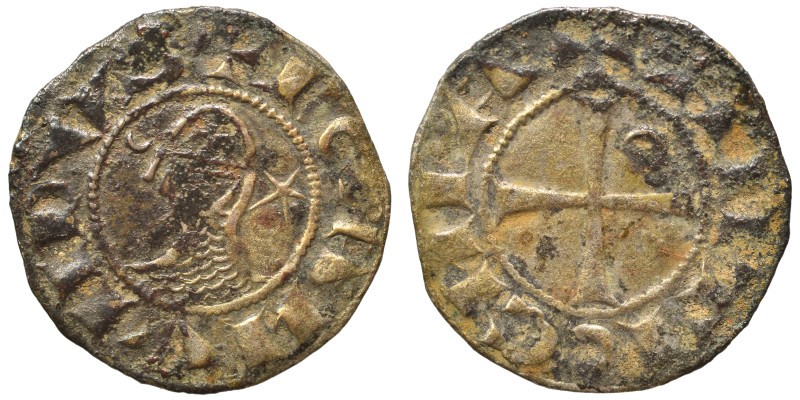 CRUSADERS. Principality of Antioch. Bohémond III, 1163-1201. Denier (silver, 0.8...