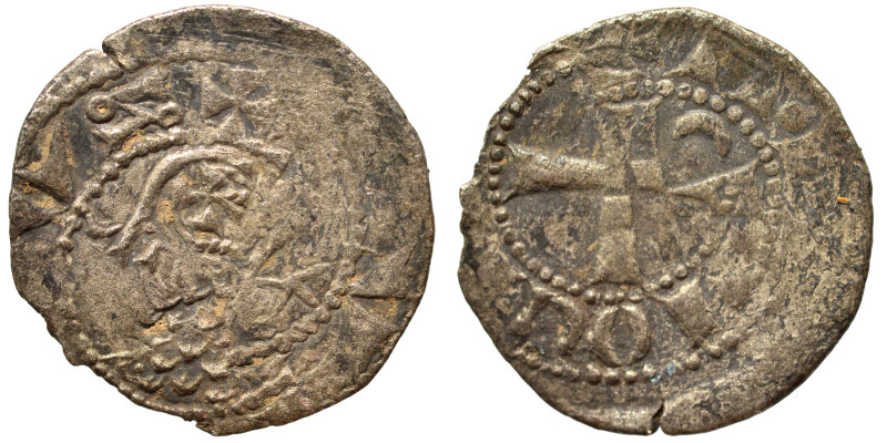 CRUSADERS. Principality of Antioch. Bohémond III, 1163-1201. Denier (silver, 0.9...