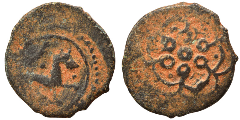 Islamic. Fals (bronze, 1.17 g, 15 mm). Nearly very fine.