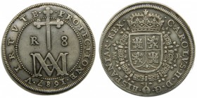 Carlos II (1665-1700). 1687. 8 reales. Segovia. (Cal. 415). Ag 22,14 gr. Tipo "maria"		     Grado: EBC-