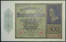 Alemania. 500 mark. 27.3.1922. (Pick 73).  Grado: EBC