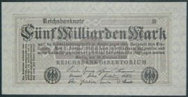 Alemania. 5 Milliarden Mark. 20.10.1923. (123 a). Grado: SC