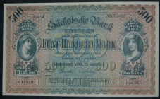 Alemania. 500 mark. 1.7.1922. (Pick S954 a).  Grado: SC-