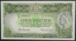 Australia. 1 pound. ND. (1961-65). (Pick 34). 1 libra. Grado: EBC